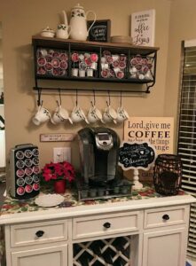 home coffee serving station