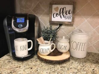 Coffee Bar Ideas For The Kitchen Counter