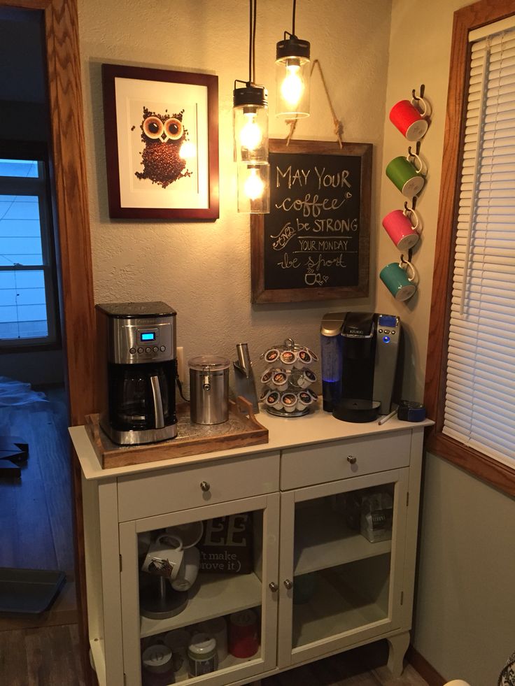 Coffee Serving Station Ideas For A Small Space | Decorating Ideas And