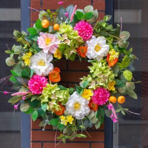 beautiful spring wreaths for the front door