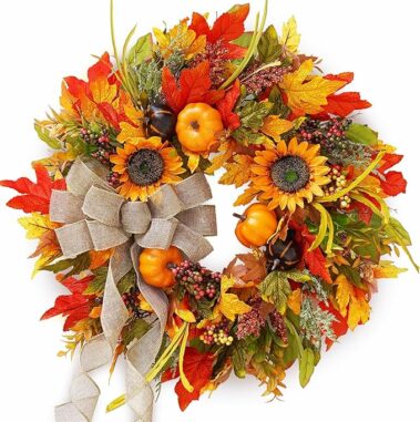 Outdoor Artificial Fall Wreaths For The Front Door