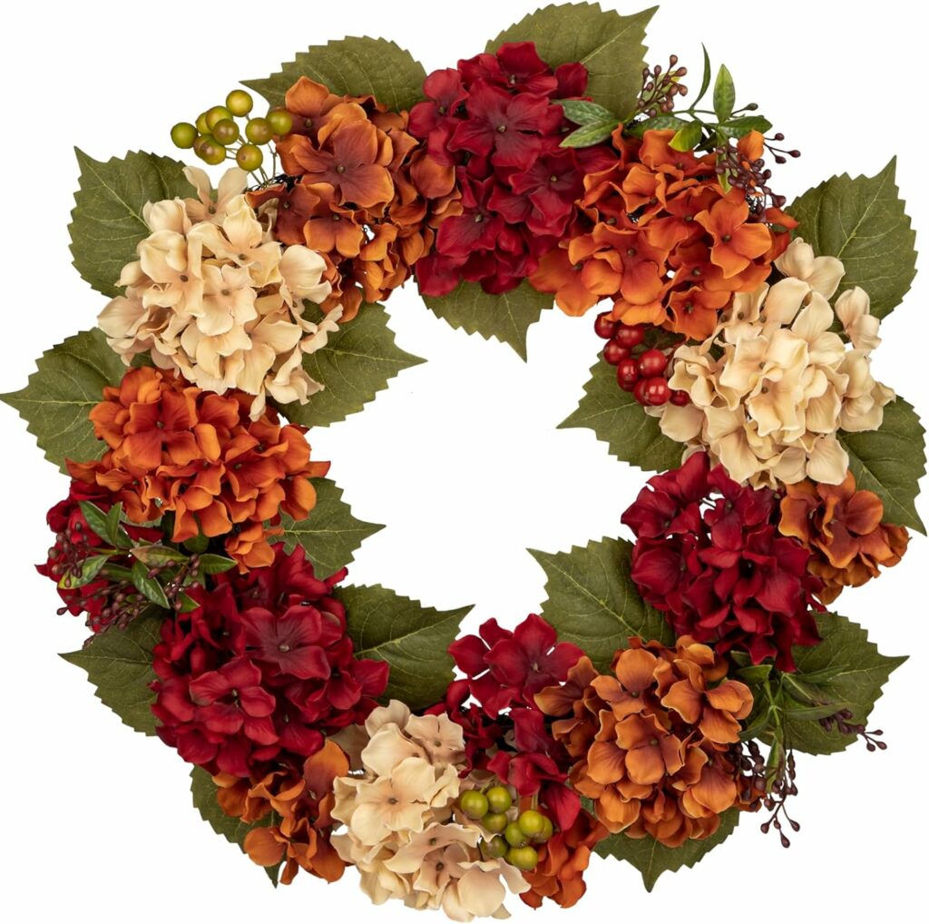 artificial fall wreaths for the front door