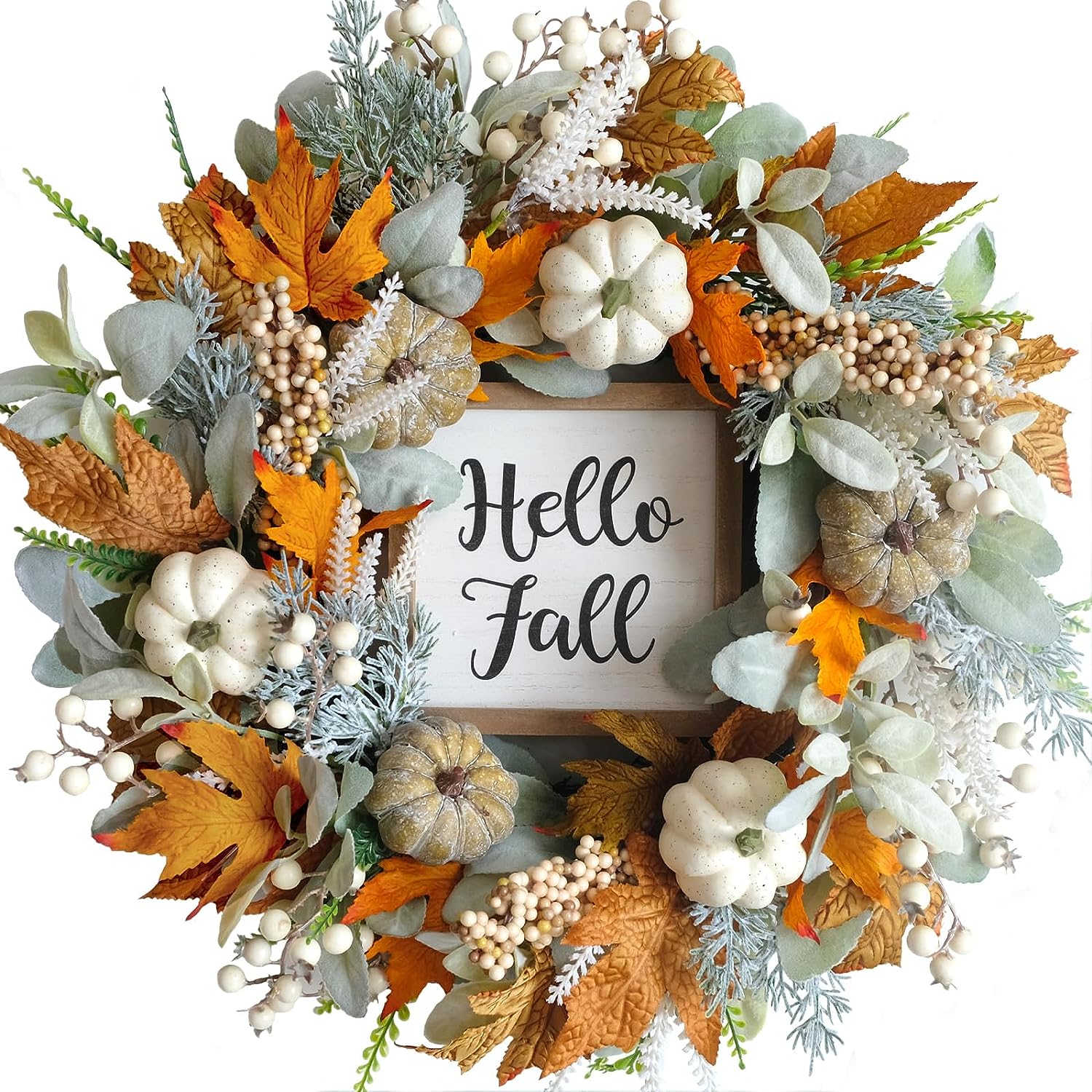 outdoor artificial fall wreaths for the front door