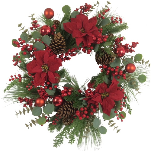 outdoor decorative holiday christmas wreaths