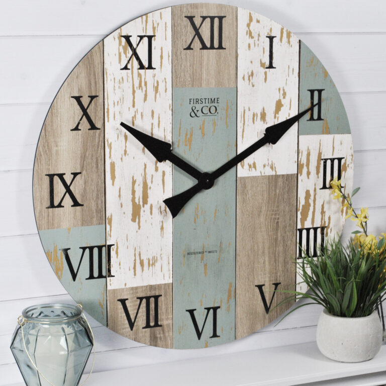 Wall Charmers Farmhouse Wall Clock, 30 | Decorating Ideas And