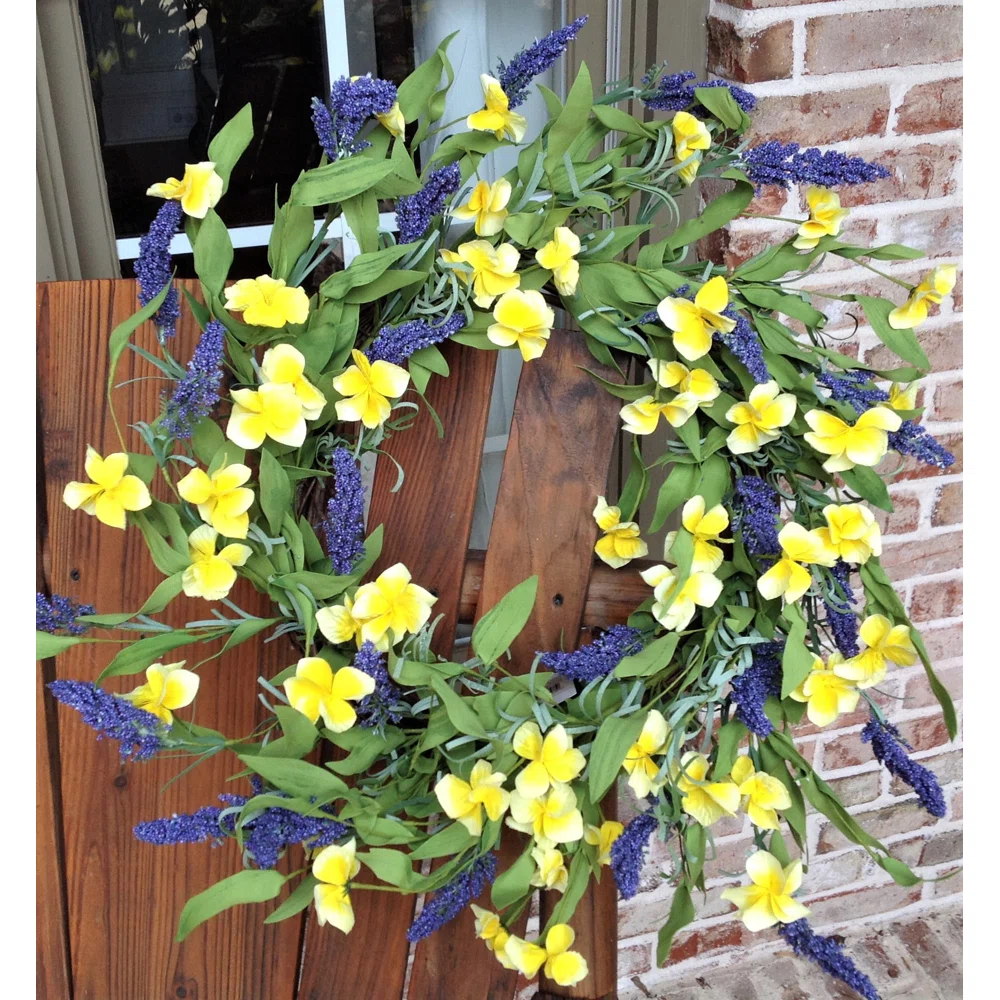 Floral Spring Wreaths For The Front Door