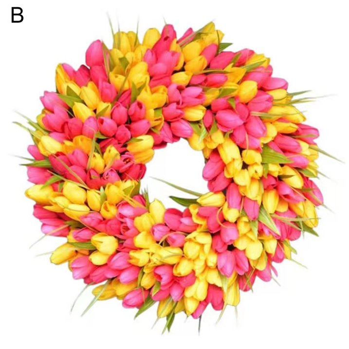 Outdoor Floral Spring Wreaths For The Front Door