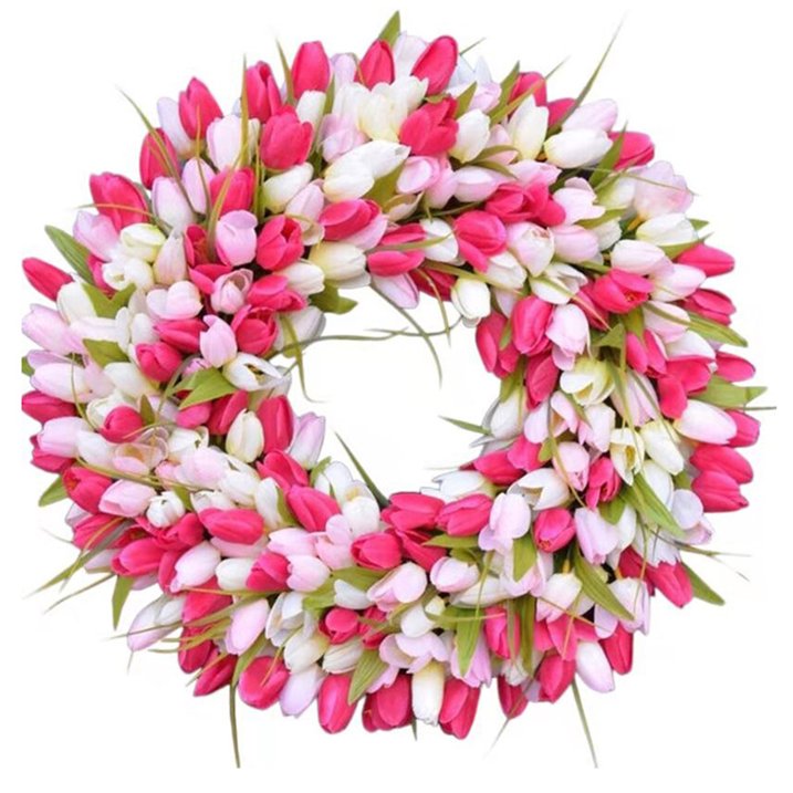 Outdoor Floral Spring Wreaths For The Front Door