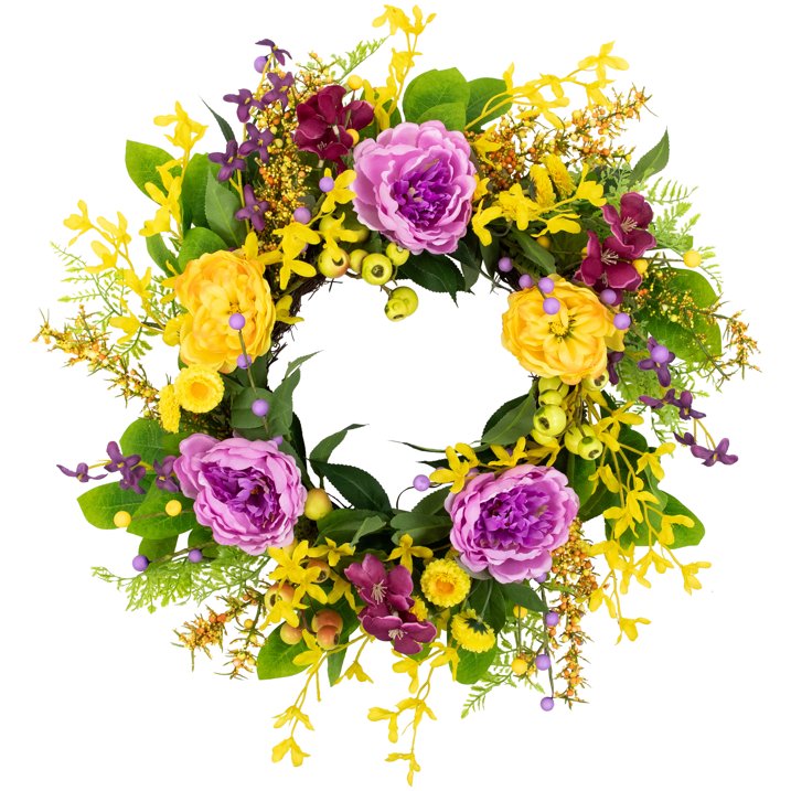 Outdoor Floral Spring Wreaths For The Front Door - Reviews