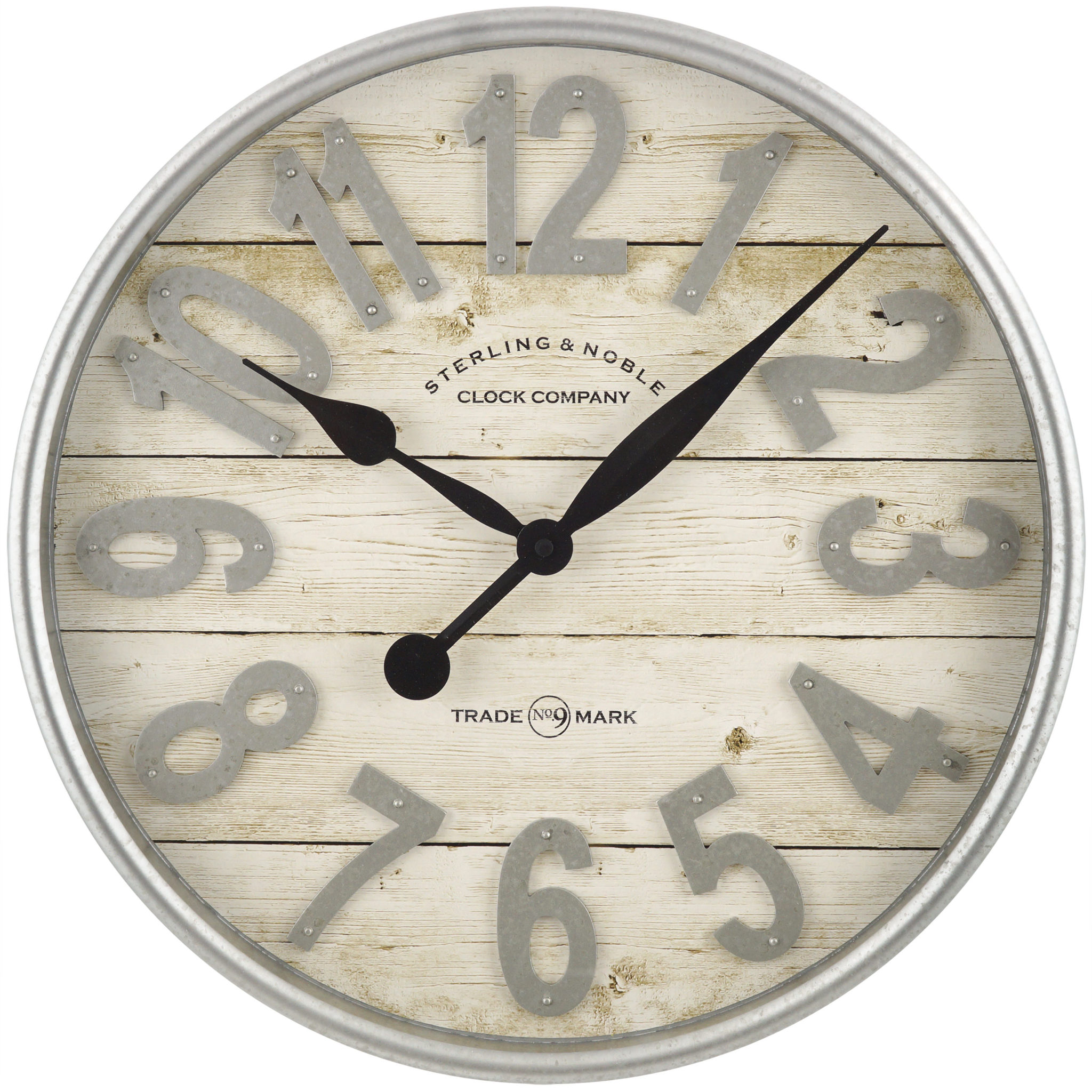 Large Decorative Farmhouse Style Wall Clocks