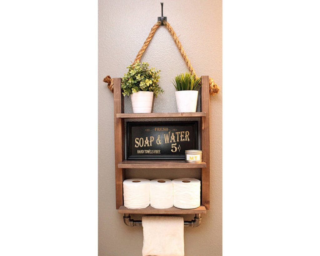 farmhouse bathroom wall decor ideas