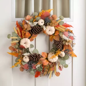 thanksgiving fall wreaths for the front door