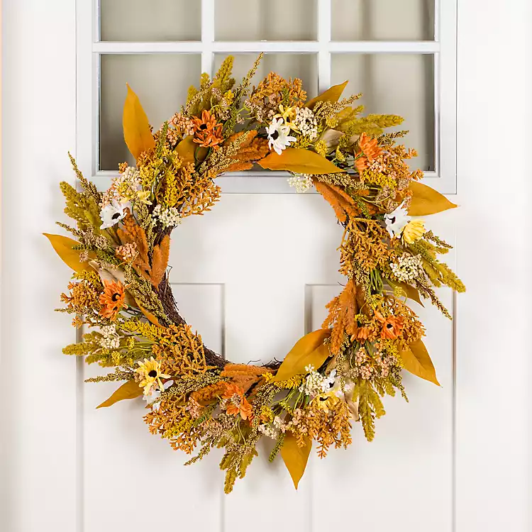 thanksgiving fall wreaths for the front door