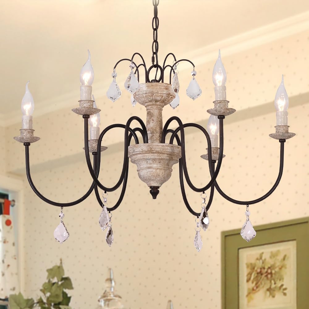 shabby chic french country chandelier