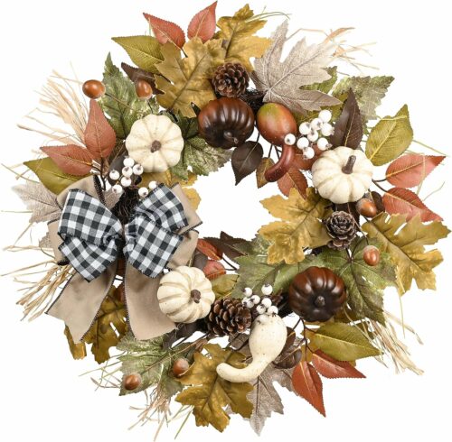 Farmhouse Fall Wreaths For The Front Door