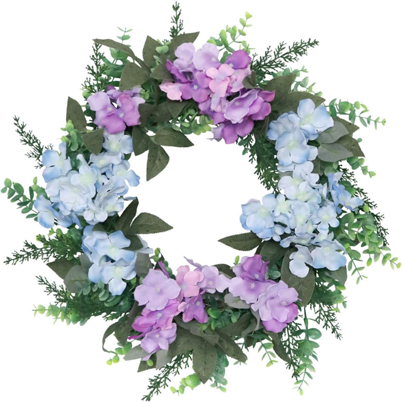 Purple Flower Door Wreaths