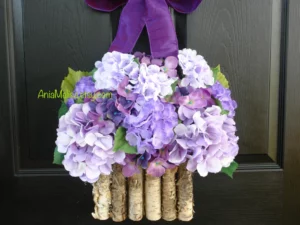 Purple Flower Wreaths