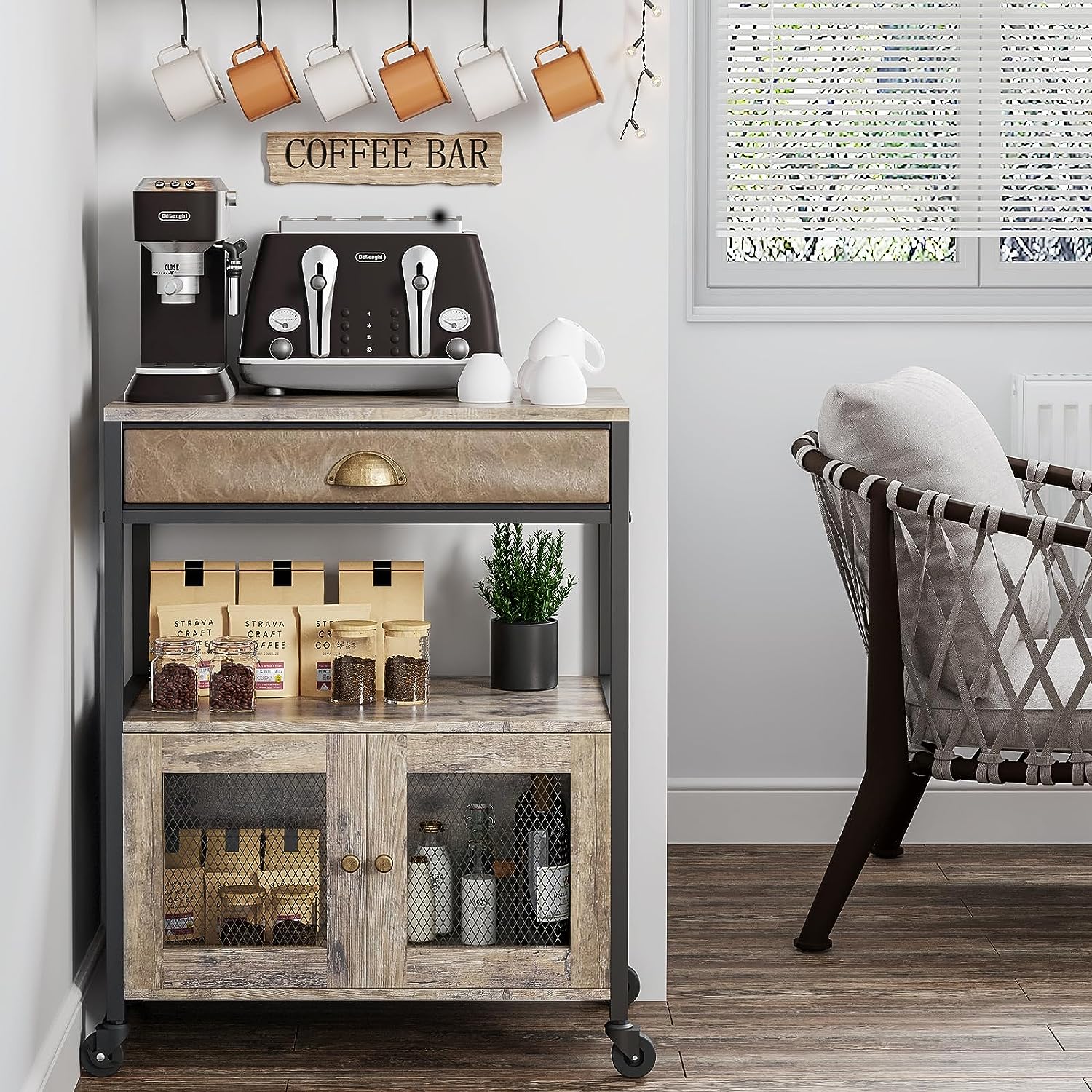 Small Coffee Bar Cabinet Ideas