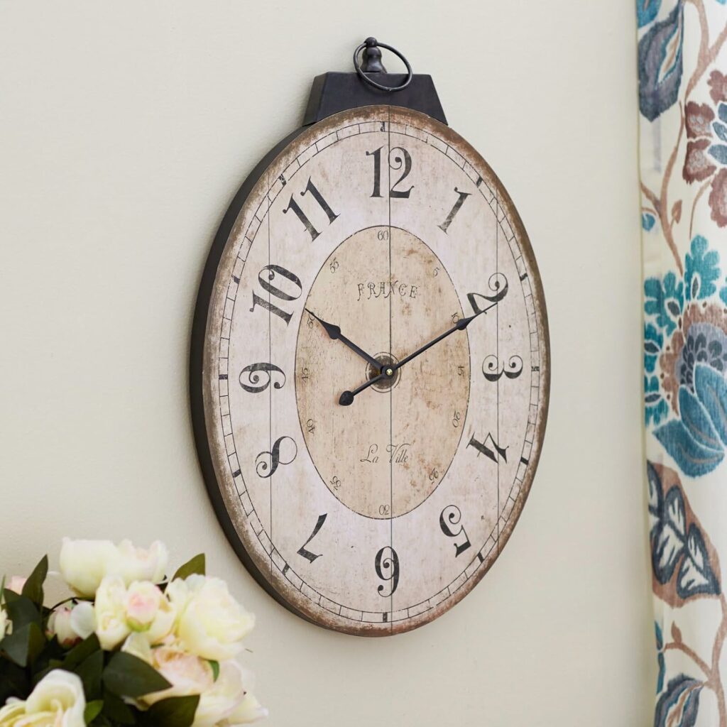 large french country wall clock