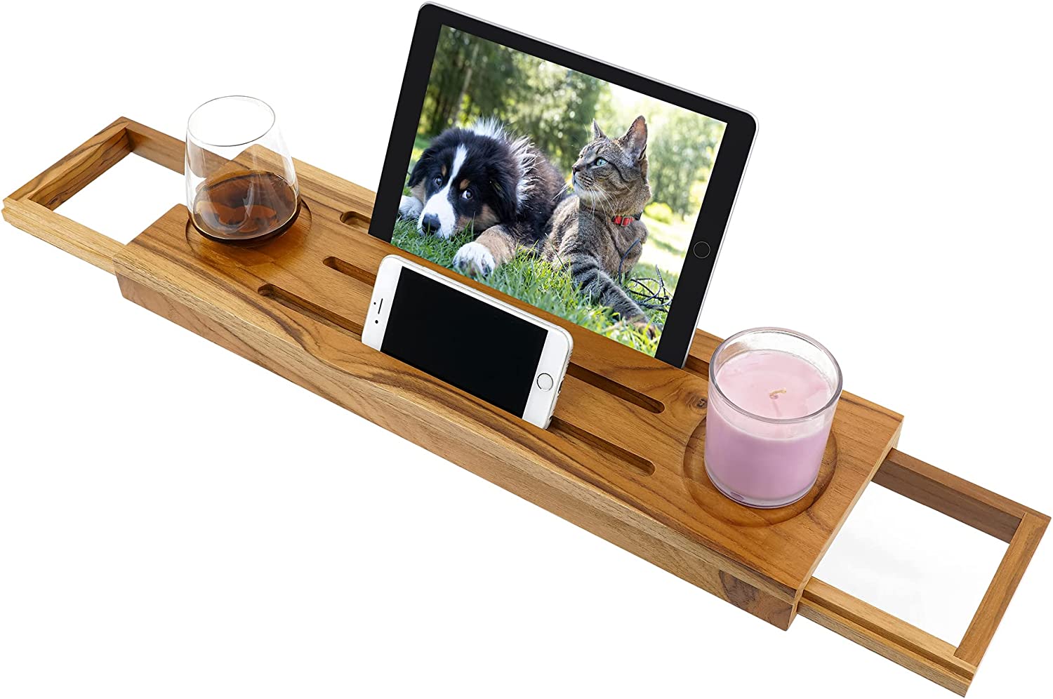 Wooden Bathtub Caddy Tray