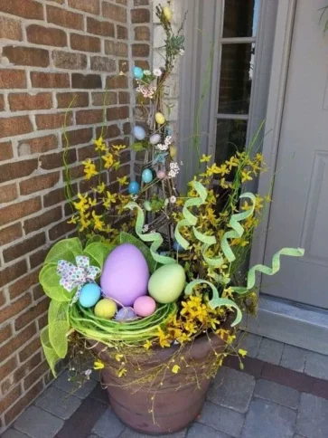 Front Porch Easter Decor Ideas