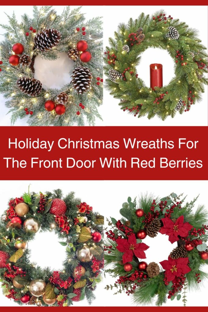 Outdoor Decorative Holiday Christmas Wreaths