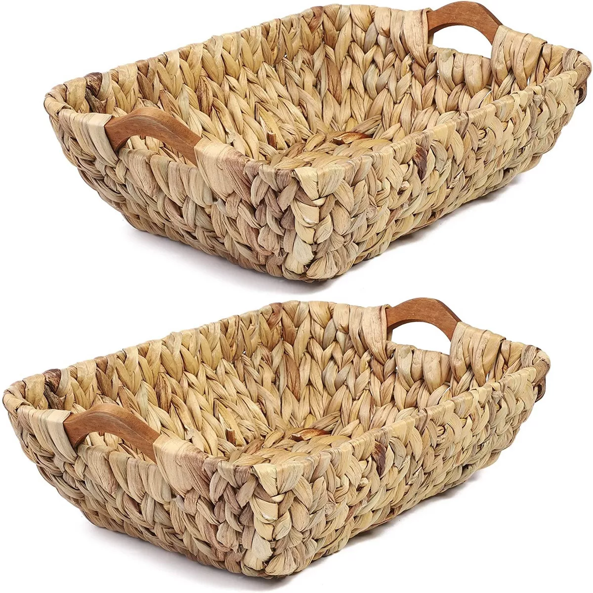 Wicker Bathroom Storage Baskets