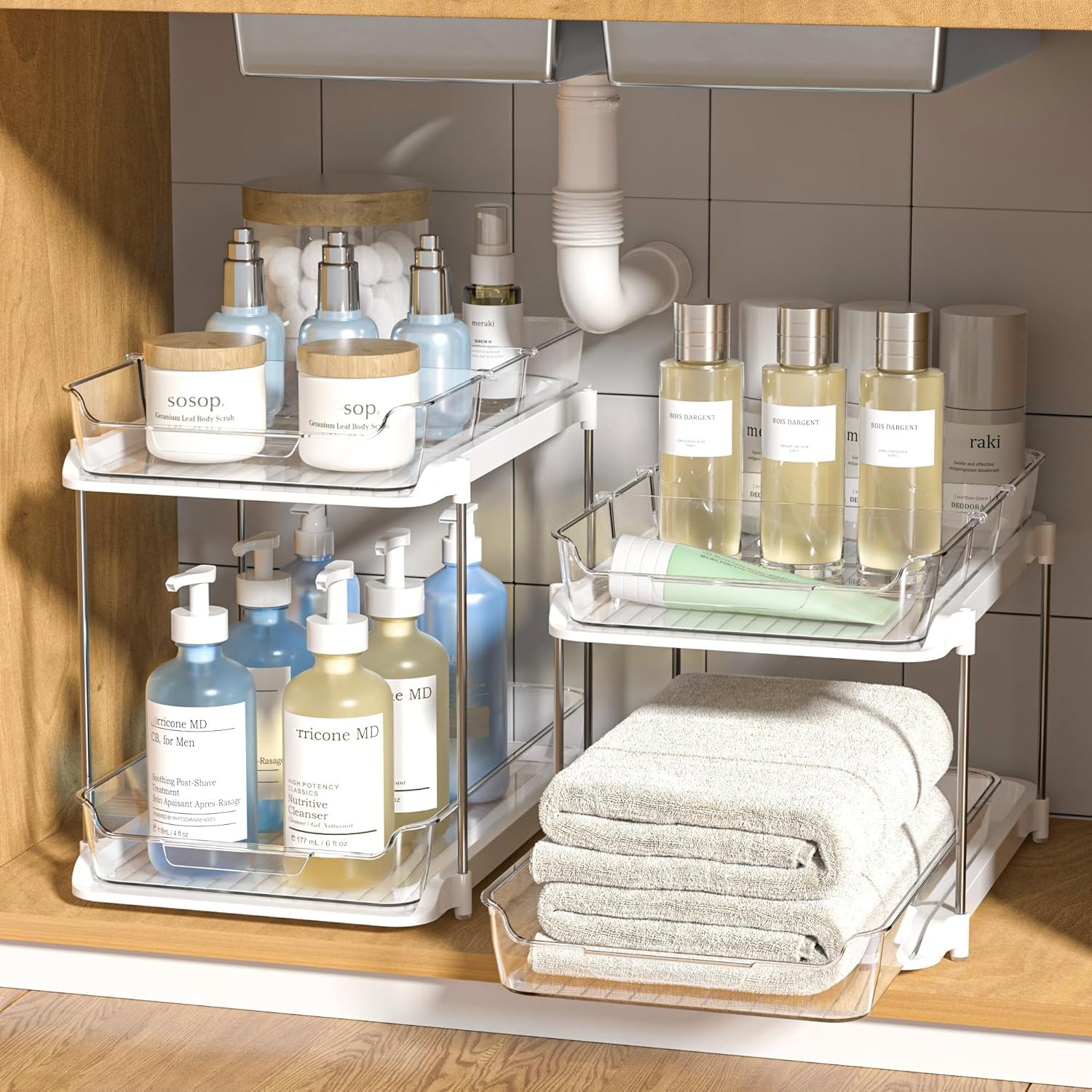 under the sink bathroom storage ideas