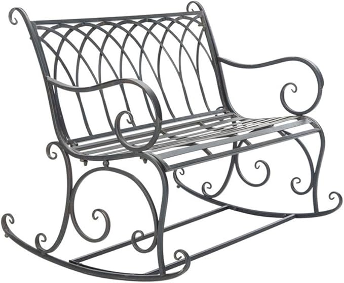 Wrought Iron Outdoor Garden Bench