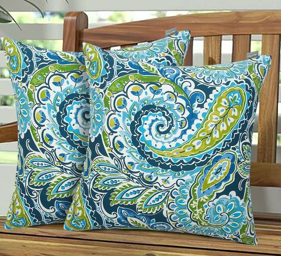 outdoor patio throw pillows