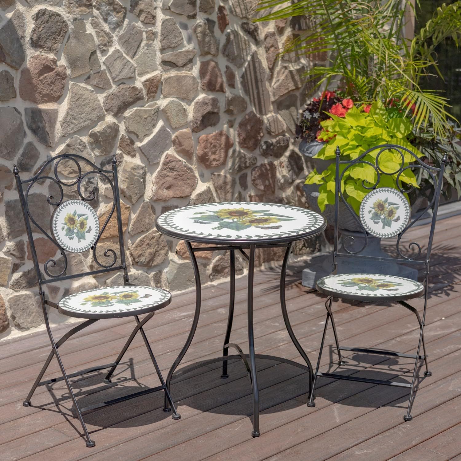 Outdoor Mosaic Bistro Set For Your Garden