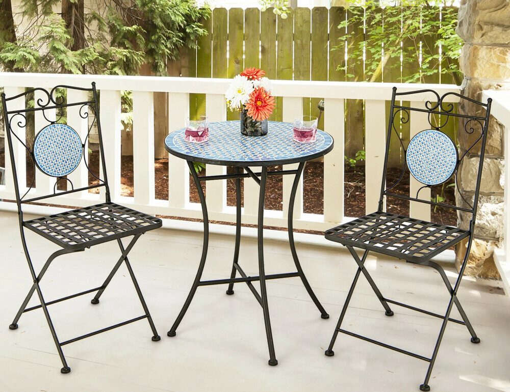 Outdoor Mosaic Bistro Set For Your Garden