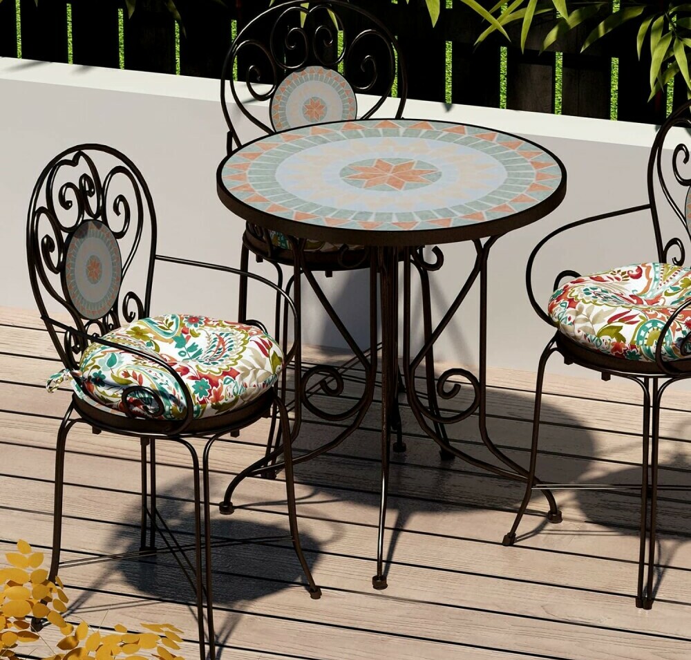 Outdoor Mosaic Bistro Set For Your Garden