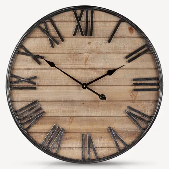 modern farmhouse wall clocks