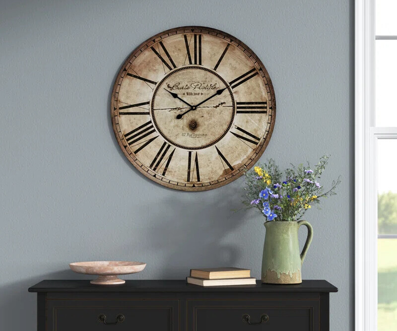 modern farmhouse wall clocks