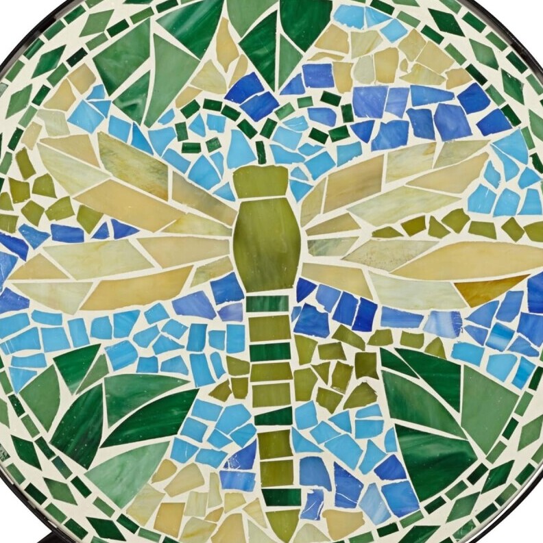 mosaic outdoor side table